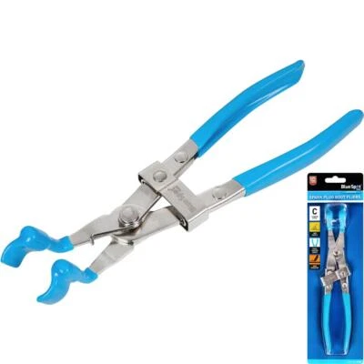 Bluespot Automotive Insulated Spark Plug Boot Pliers 45° Degree Jaws Tool