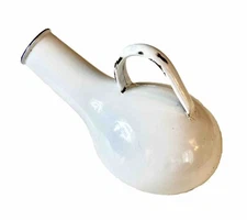 RARE Vintage/Antique White Enamelware Urinal By KER of Sweden