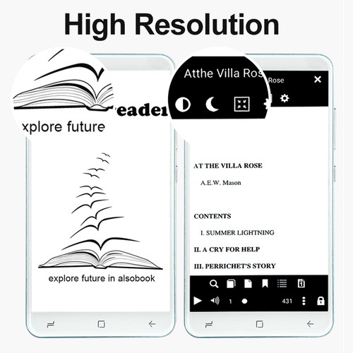 5.0-Inch E-Book Reader Built-in Speaker 5M E-Reader with Handwriting K7T4 - Picture 3 of 9