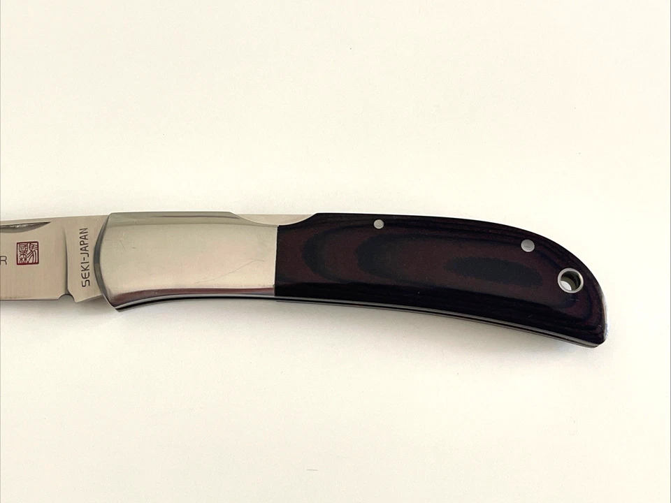 Al Mar 1003T Falcon Talon Folding Knife Camo Scabbard Japan 1980's - Image 3 of 4