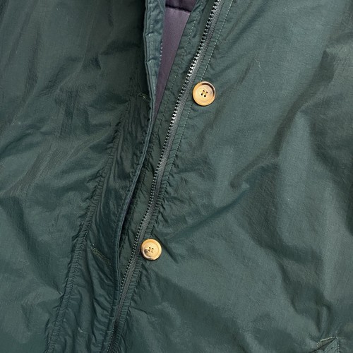 Vintage Woolrich British Teal Womens Goose Down Coyote Fur Hooded Parka Jacket L - Picture 7 of 15