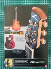 006 Photo de magazine années 2000 - Guitare OVATION USA