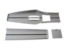 1967-68 Mopar A-body Automatic Console Plate Kit Chrome