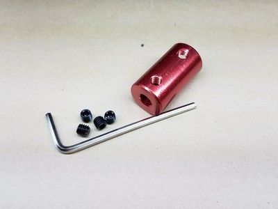 5mm x 8mm Red Small Rigid Shaft Coupler Stepper Motor CNC Coupling 3D Reprap