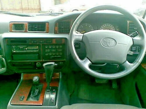 TOYOTA LAND CRUISER ПОДХОДИТ 1995 - 1997 ИНТЕРЬЕР КОМПЛЕКТ ДЕРЕВЯННЫЙ КАРБОН ПРИБОРНОЙ ПАНЕЛИ ОТДЕЛКА АВТО НАБОР - Изображение 4 из 4