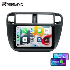 For 1995-2000 Honda Civic Radio Dash Kit Car Stereo Apple Carplay Android 15 Gps