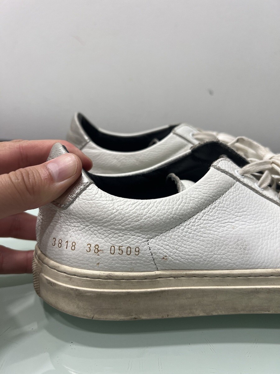 Woman By Common Projects Achilles Retro Low Sneakers 38 US 8 White