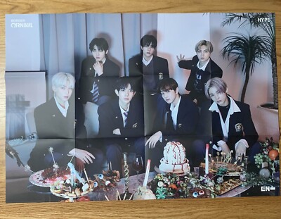 Group Official Folded Poster Enhypen Border : Carnival Kpop