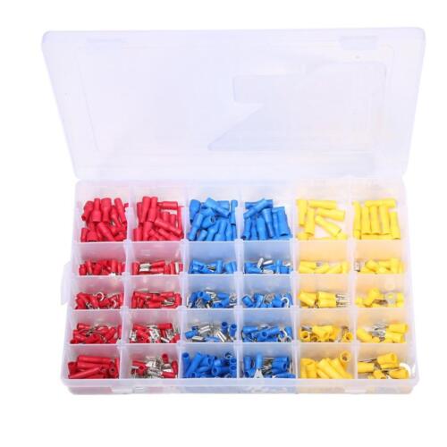 Lot 480pcs Connectors Terminals Set Male Female Spade Electrical Wire Crimps - Picture 1 of 13