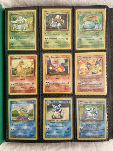 Original 151 Pokemon Cards Complete Set 1999 25 Holos 31 1st Edition (Excellent) - Picture 1 of 16