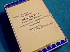 Vintage Samuel Vita Syracuse NY Promotional Deck Of Redi-Slip Playing &Biz Cards