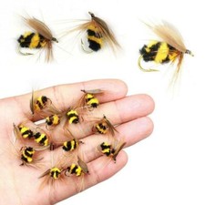 LOT 10 Foam Bumble Bee Nymph Trout Flies Fly fishing New Z6 A6H2 T5C8 F6Q4  Q7V6