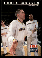 1992 Skybox USA - Chris Mullin #59 - Off The Court - Golden State Warriors Card