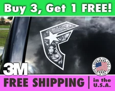 FAMOUS Stars and Straps Bumper Sticker Decal. Famous Brand Decal