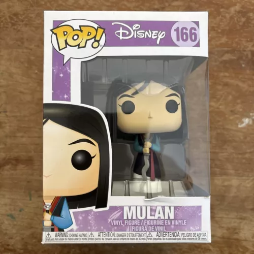 Funko Pop! Mulan Disney Vinyl Bobble Toy Figure #166 -- Damaged Box