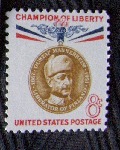 US 8¢ stamp SC #1166 Gustaf Mannerheim MNH 1960