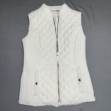 JOULES Ivory Vest Women's Quilted US Size 4 1576