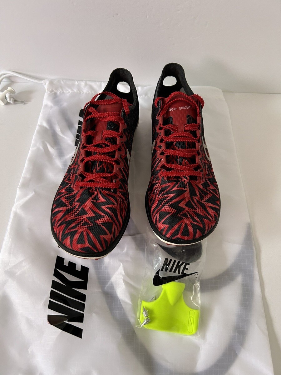 Nike ZoomX Dragonfly Bowerman Track Club Black Red Elite Men's 7 w