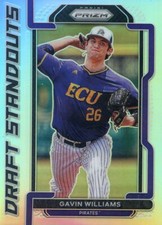 2021 PANINI PRIZM DRAFT SILVER INSERT ROOKIE STANDOUTS GAVIN WILLIAMS 