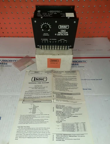 NEW  KANSON ELECTRONICS  1262-1-L-N-B  issc 1262  MOTION DETECTOR  Fast Shipping