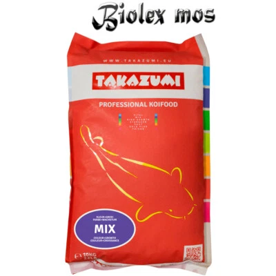 TAKAZUMI Mix Futter 4,5 mm Wachstum & gute Farbentwicklung für Koi Teich 10 kg