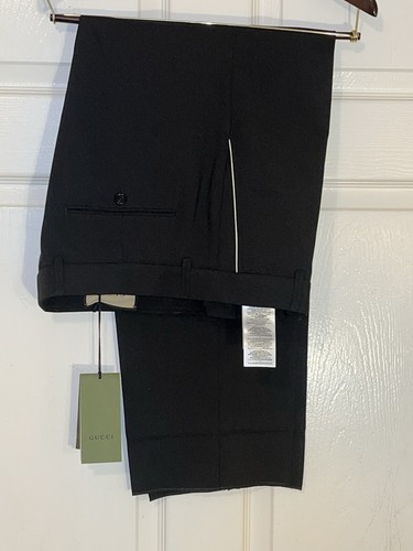 Gucci Front-Crease Tailored Trousers Size 50 - Picture 2 of 13