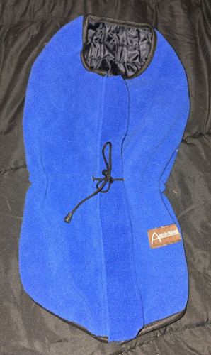 Aussie Naturals Reversible Dog Winter Coat Size M 16'-18' Cold/Wet Zipper Close