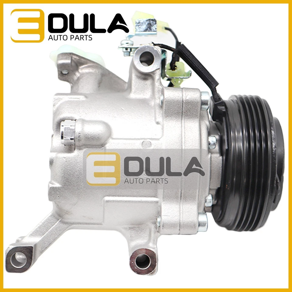 Compresor de aire acondicionado 88320-B4010 1 pieza 4PK SV07C para Toyota Passo Daihatsu Terios Foto 2 de 4