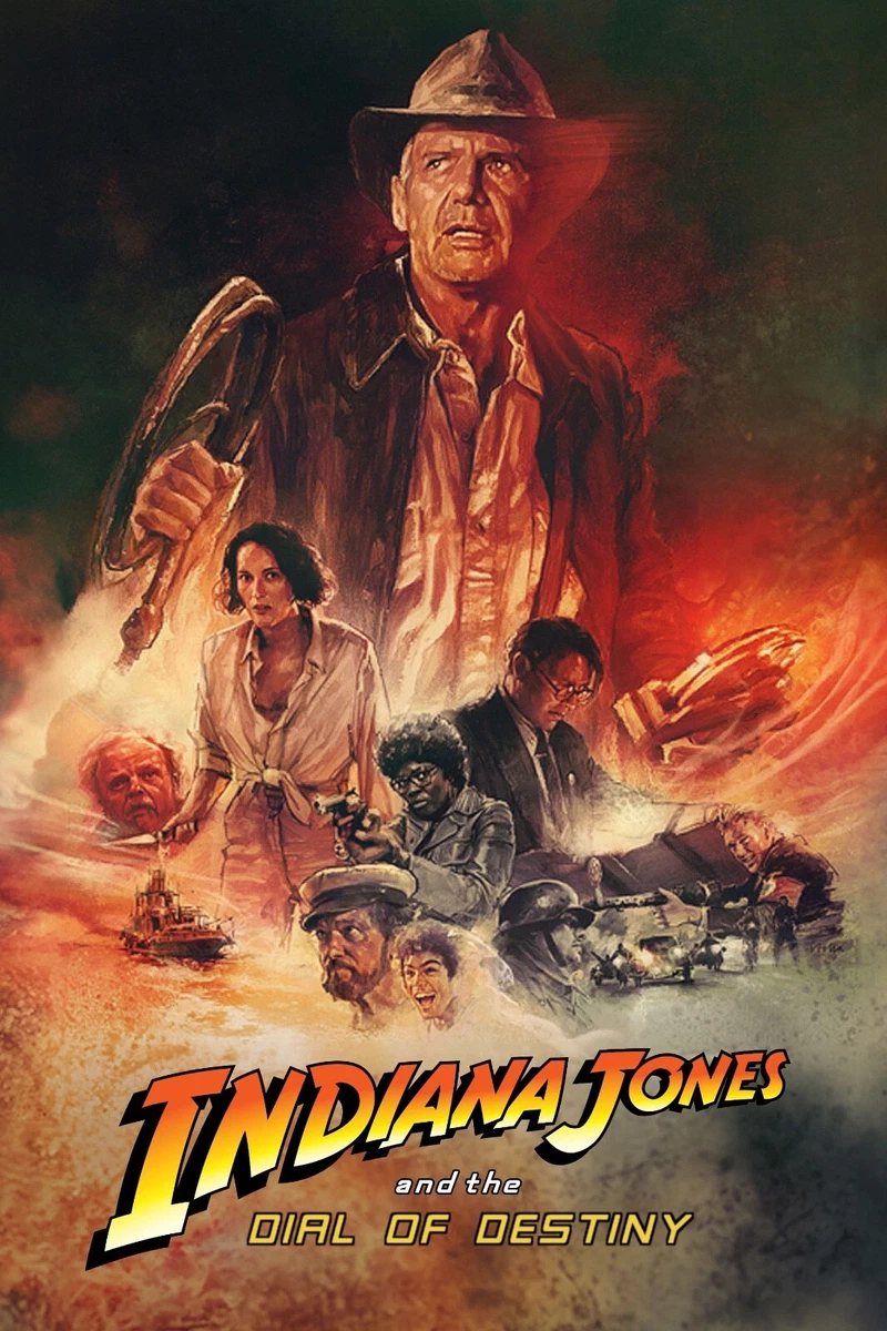 INDIANA JONES E IL QUADRANTE DEL DESTINO FILM 2023 POSTER LOCANDINA 45X32CM