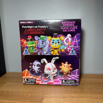 Five Nights at Freddy s Security Breach Series 2 Backpack Hangers 16 Box Bags
