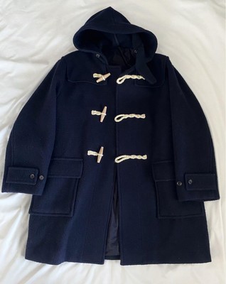 Blurhms Wool Melton Duffle Coat SG Size 3 Dark Navy Mid Blurhms Wool Melton Duffle Coat SG Size 3 Dark Navy Mid