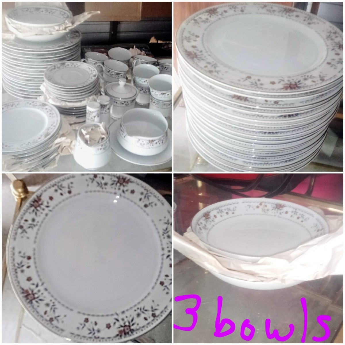 Claremont Wade Sone fine Porcelain China 65 piece set japan | eBay