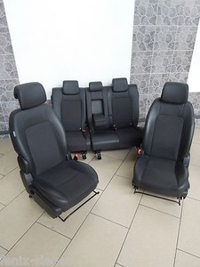 Innenausstattung Teilleder Sitze Schwarz Chevrolet Captiva C100