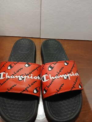 Champion Script Sliders Logo Red Black 11