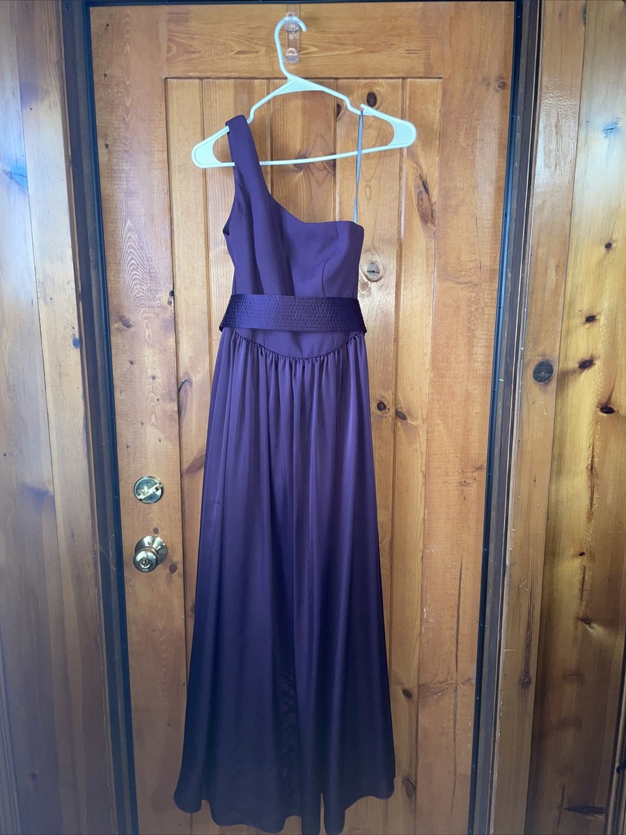 Purple Bridesmaids Dress White by Vera Wang Size 8-SEE DETAILS | eBay