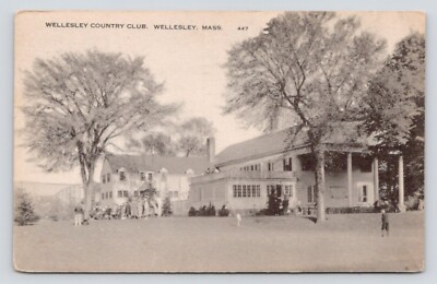 Putting Green Wellesley Country Club Wellesley Massachusetts c1953 Postcard