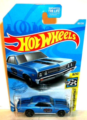 ホットウィール ⑧ ⑩ 2021 HOT WHEELS 1:64 HW SPEED GRAPHICS 8/10 BLUE '67 CHEVELLE SS