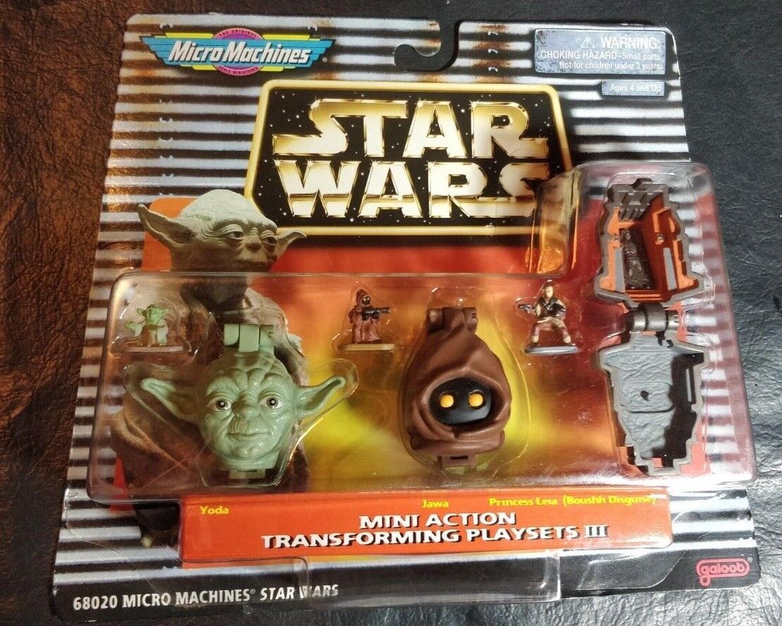 Star Wars micro machines mini action transforming head Star Wars micro machines mini action transforming head