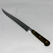 Sabatier 12" Chefs Knife France 4 Stars Inox Elephant Logo Wood Handle NOTE