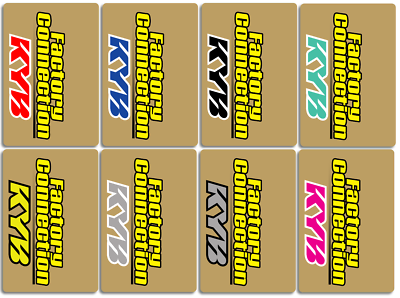 Factory Connection KYB Fork Decals CRF YZF KX Motocross (Multiple