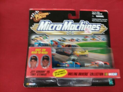 Micro Machines Jeff Gordon vs Tony Stewart + Rusty Wallace NASCAR Dueling Drivers - Foto 3 di 6