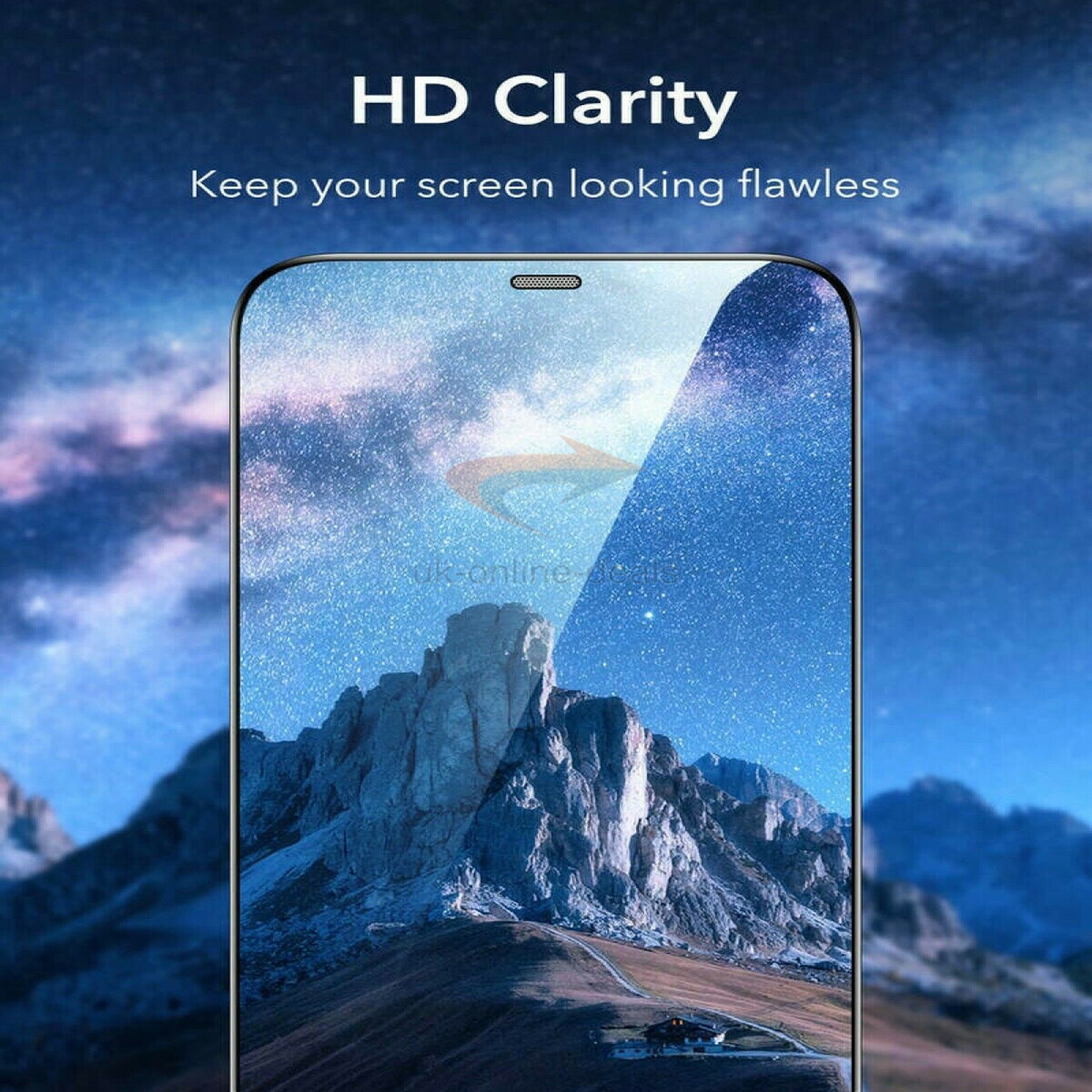 Tempered Glass Screen Protector iPhone 12 11 Pro Max Mini XR X XS MAX