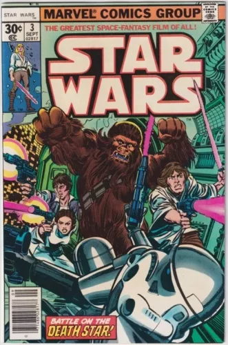 Star Wars #3 (1977) - Episode IV: A New Hope Movie Adaptation - VF/NM