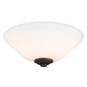 Monte Carlo Bowl 3 Light Roman Bronze Ceiling Fan Light Kit