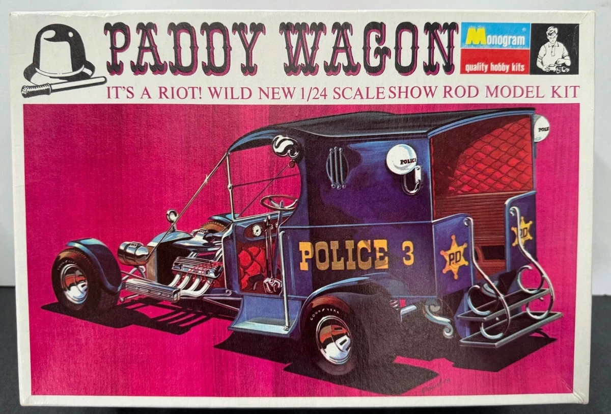 Monogram PC 217 Paddy Wagon C Cab Custom 1968 vintage kit 1 24 McM