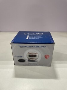 Baseball Themed Digital Alarm Clock for Heavy Sleepers - Loud, Compact, Batte...