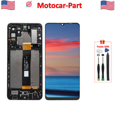 For Samusng A32 5G SM-A326BR SM-A326B Touch Screen LCD Display Digitizer Frame