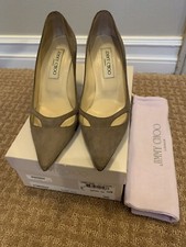 Jimmy Choo Margo Grey Suede Pumps Size 36