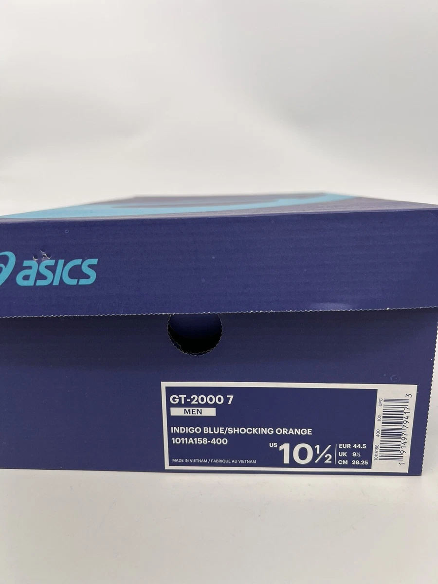 Asics gt 2000 top 7 indigo blue/shocking orange
