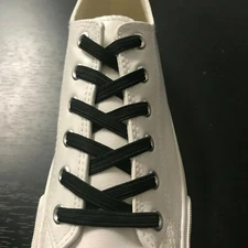 1 pair No Tie  Flat Shoe laces System with Elastic Laces 40" for kids adults